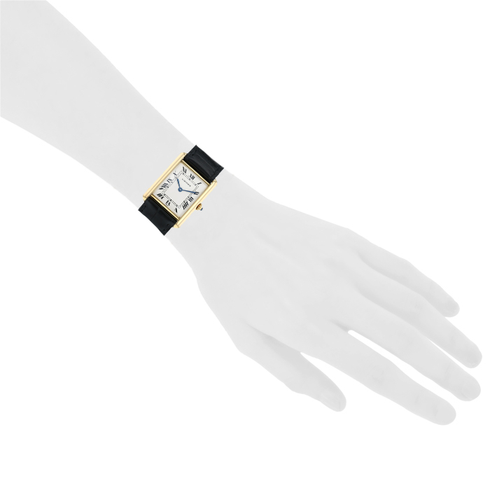 Cartier Tank  in yellow gold Circa 1990 - Detail D1