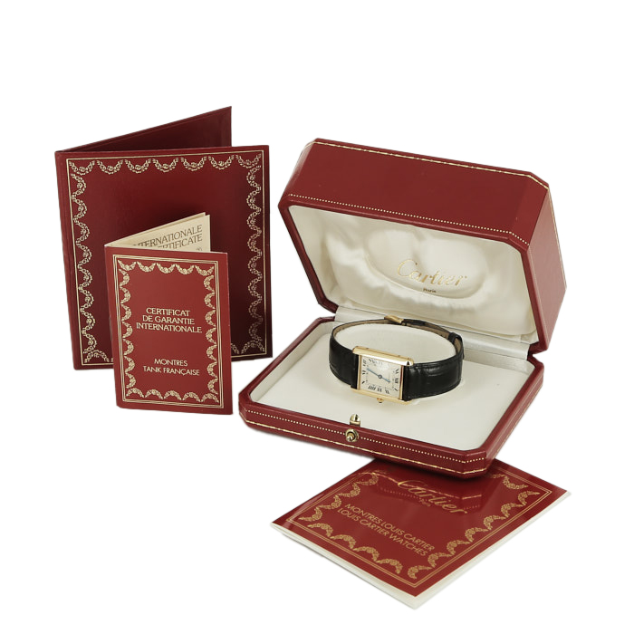 Cartier Tank  in yellow gold Circa 1990