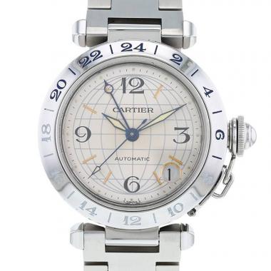 Montre Cartier Pasha en acier Ref: Cartier - 2377  Vers 2000