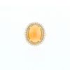 Anello Vintage  in oro giallo, opale e diamanti - 360 thumbnail