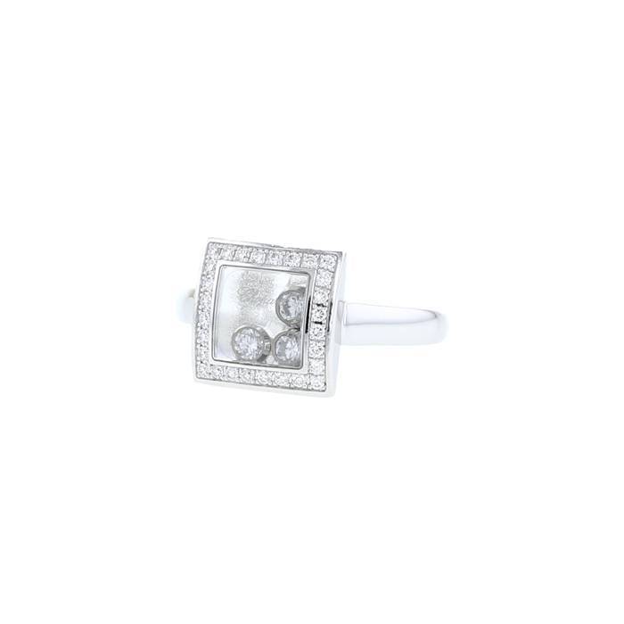 Chopard Happy Diamonds ring in white gold and diamonds - 00pp