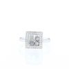Sortija Chopard Happy Diamonds de oro blanco y diamantes - 360 thumbnail