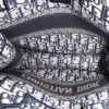 Shopping bag Dior  Book Tote modello piccolo  in tessuto a monogramma Oblique blu - Detail D2 thumbnail