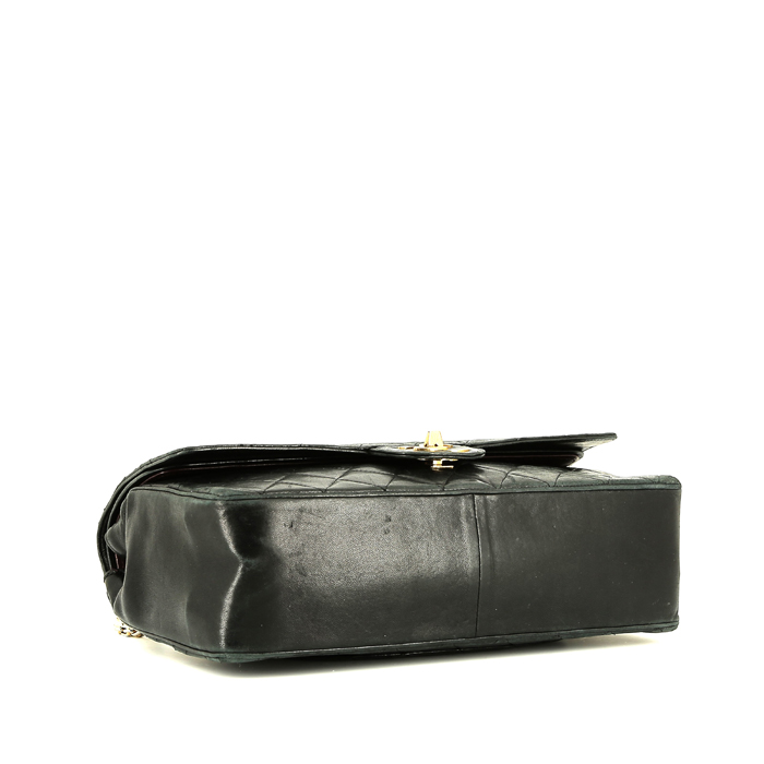 Bolso de mano Chanel  Timeless Classic en cuero acolchado negro - Detail D5