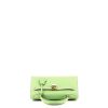 Hermès  Kelly 25 cm handbag  in green Criquet epsom leather - 360 Front thumbnail