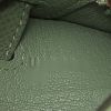 Hermès  Kelly 25 cm handbag  in green Criquet epsom leather - Detail D5 thumbnail