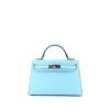 Borsa Hermès  Kelly 20 cm in pelle Epsom blu Celeste - 360 thumbnail