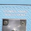 Borsa Hermès  Kelly 20 cm in pelle Epsom blu Celeste - Detail D4 thumbnail