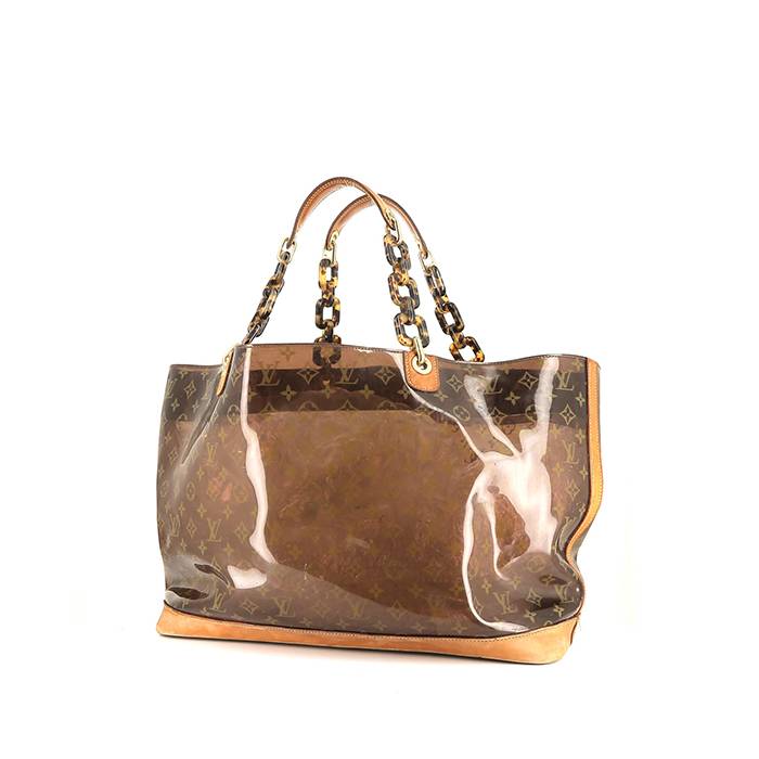 Louis Vuitton  Ambre shopping bag  in brown vinyl - 00pp
