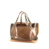 Shopping bag Louis Vuitton  Ambre in PVC marrone - 00pp thumbnail