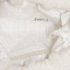 Bolso de mano Chanel   pequeño  en piel con lana blanca y cuero blanco - Detail D2 thumbnail