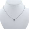 Cartier Tank necklace in white gold and aquamarine - 360 thumbnail