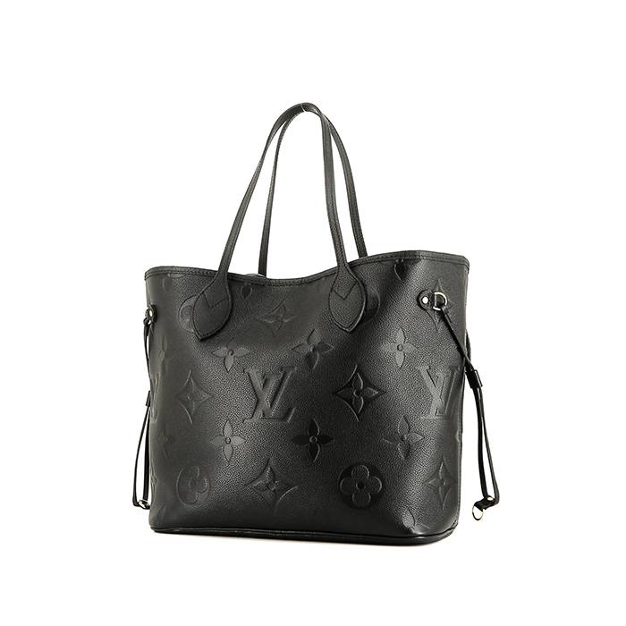Louis Vuitton Neverfull bag and Denim Monogram Shawl in Black