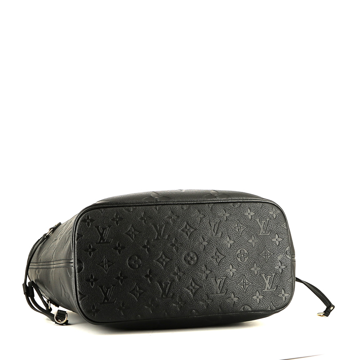 Bolso Cabás Louis Vuitton  Neverfull en cuero monogram huella negro - Detail D5