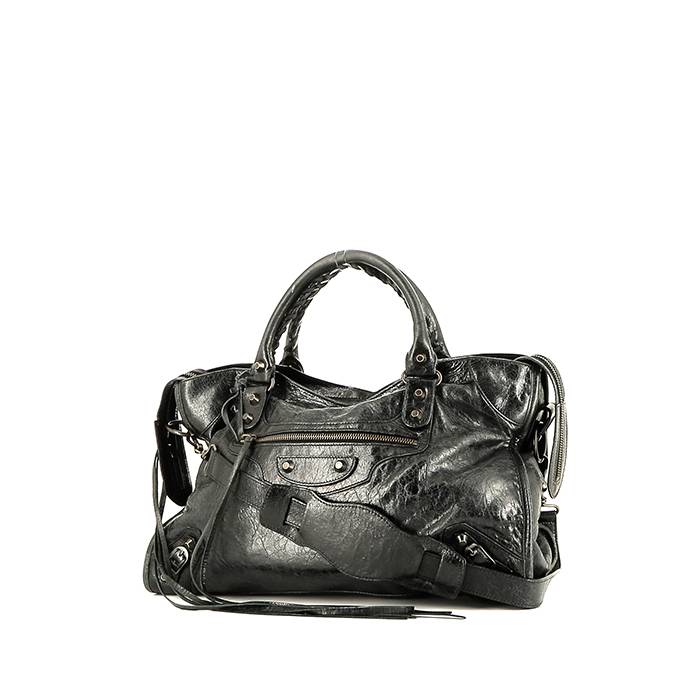 Balenciaga  City handbag  in black leather - 00pp