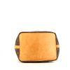 Shopping bag Louis Vuitton  Petit Noé in tela monogram marrone e pelle naturale - Detail D4 thumbnail