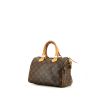 Sac à main Louis Vuitton  Speedy 25 en toile monogram marron et cuir naturel - 00pp thumbnail