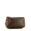 Bolso de mano Louis Vuitton  Speedy 25 en lona Monogram marrón y cuero natural - Detail D4 thumbnail