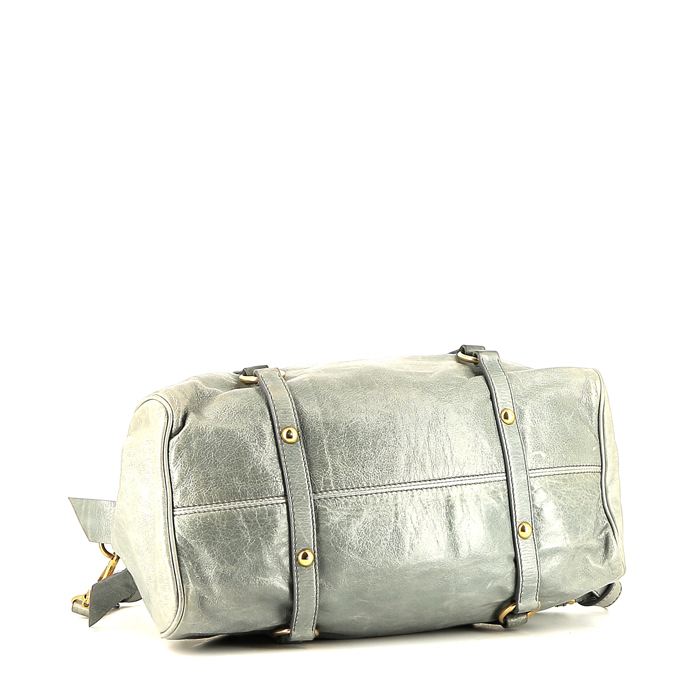 MAHIYA sla Pearl Leather Baby Bag 新品未使用 Miu Miu Tote 395994 | Collector Square