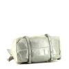 Miu Miu   shopping bag  in grey leather - Detail D5 thumbnail