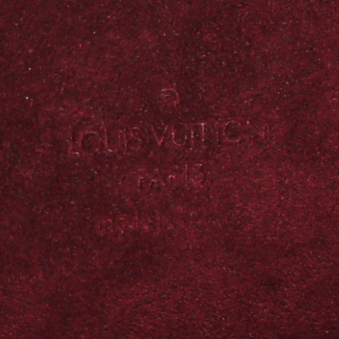 Sac à main Louis Vuitton  Trouville en toile monogram multicolore blanche et cuir naturel - Detail D3