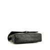 Chanel  Timeless Classic handbag  in black quilted grained leather - Detail D5 thumbnail