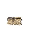 Gucci   clutch-belt  in beige monogram canvas  and brown leather - 00pp thumbnail