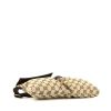 Pochette-cintura Gucci   in tela monogram beige e pelle marrone - Detail D4 thumbnail