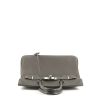 Bolso de mano Hermès  Birkin 30 cm en cuero taurillon clémence gris estaño - 360 Front thumbnail