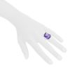 Chanel  ring in white gold, amethyst and diamonds - Detail D1 thumbnail