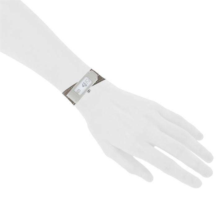 Montre Hermès Kelly 2 en acier Vers 2000 - Detail D1