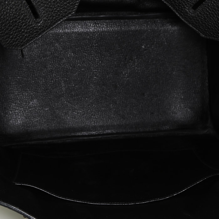 Sac à main Hermès  Birkin 35 cm en cuir togo noir - Detail D2