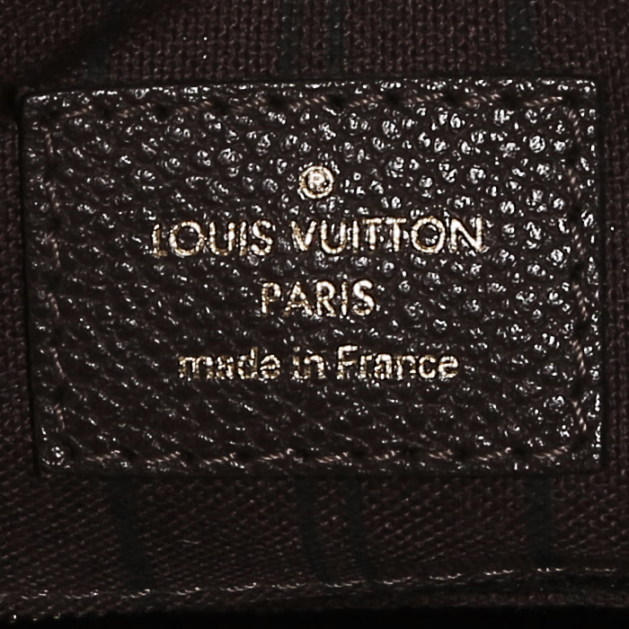 Louis Vuitton  Speedy 25 shoulder bag  in brown empreinte monogram leather - Detail D4