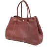 Hermès  Garden shopping bag  in burgundy togo leather - 00pp thumbnail