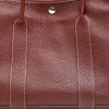 Hermès  Garden shopping bag  in burgundy togo leather - Detail D1 thumbnail