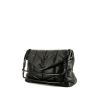 Saint Laurent  Loulou Puffer shoulder bag  in black quilted leather - 00pp thumbnail