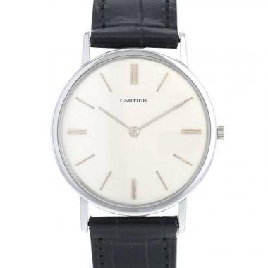 Montre Cartier Vintage en or blanc Vers 1970