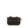 Dior  Pochette bras Saddle Catctus Jack pouch  in black grained leather - 360 thumbnail