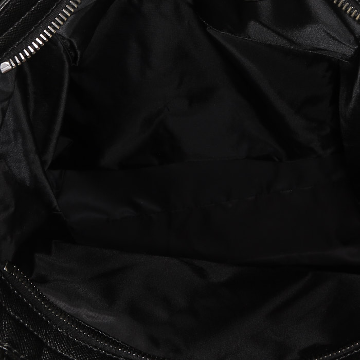 Burberry   shopping bag  in black canvas - Detail D3