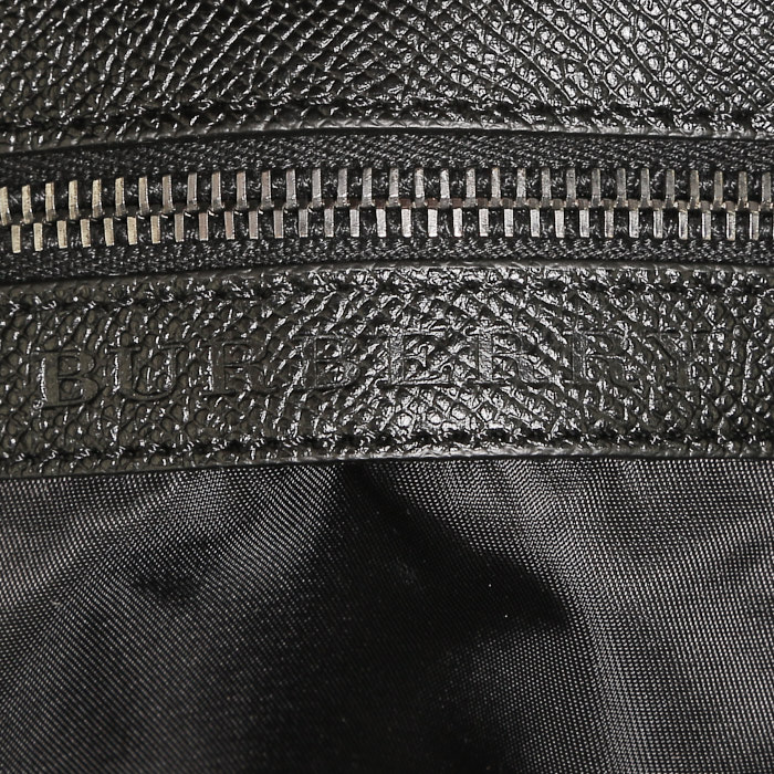 Shopping bag Burberry   in tela nera - Detail D4