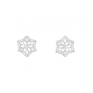 Orecchini Boucheron Pensée de Diamants in oro bianco e diamanti