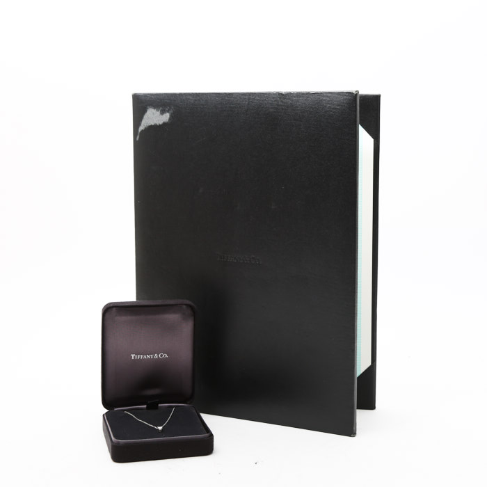 Collier Tiffany & Co Diamond en platine et diamant, en diamant et en platine - Detail D2