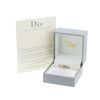 Anello flessibile Dior Gourmette modello piccolo in oro giallo e diamanti - Detail D2 thumbnail