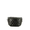 Bolsito-cinturón Chanel  Pochette en cuero acolchado negro - 360 thumbnail