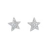 Chanel Géode large model earrings for non pierced ears in white gold and diamonds - 00pp thumbnail