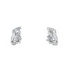 Paire de clips d'oreilles Boucheron  en or blanc, platine et diamants - 00pp thumbnail