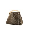 Bolso de mano Louis Vuitton  Artsy modelo mediano  en lona Monogram marrón y cuero natural - 00pp thumbnail