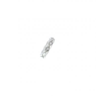 Gioiello per orecchio Chanel Coco Crush in oro bianco e diamanti