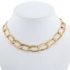 Pomellato Narciso necklace in pink gold and quartz - 360 thumbnail