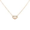 Cartier C de Cartier necklace in pink gold and diamond - 00pp thumbnail